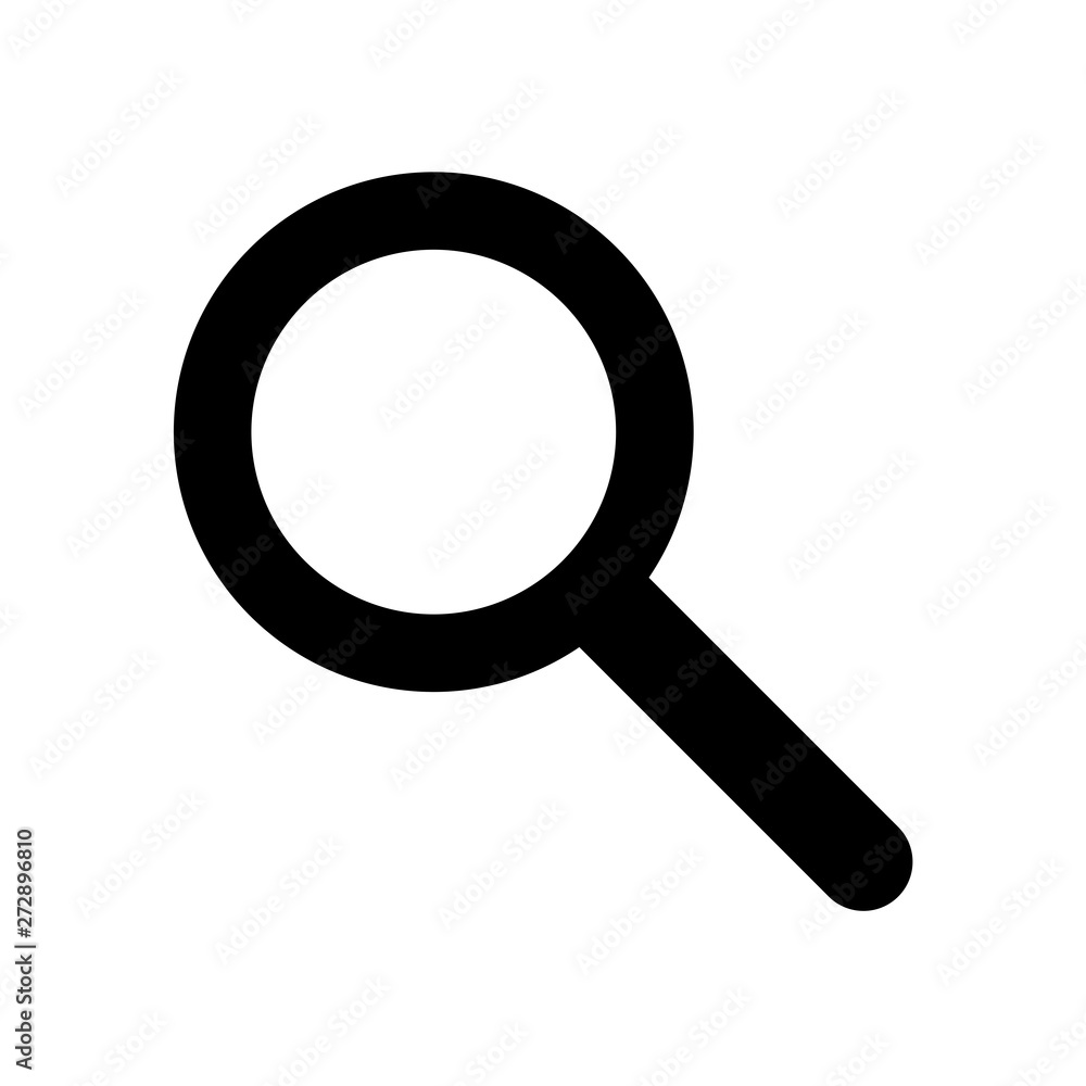 Magnifying glass icon flat vector illustration design Magnifying glass icon flat vector illustration design