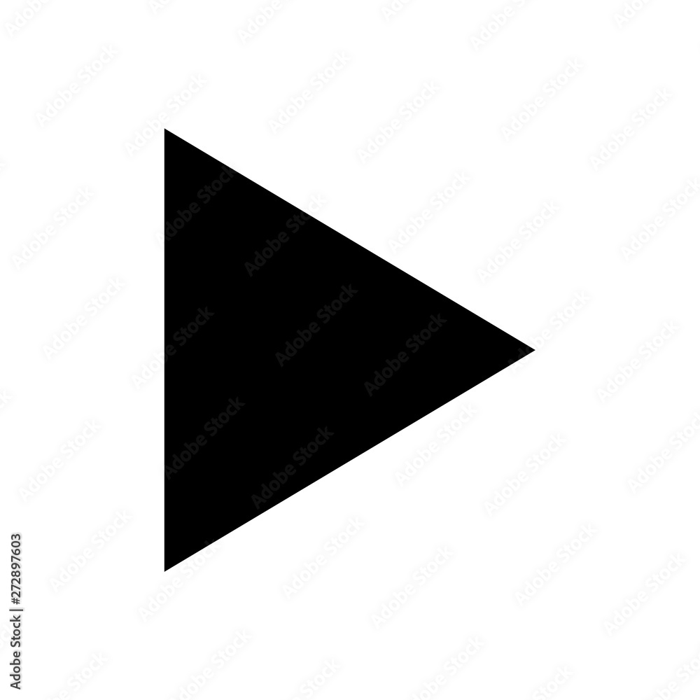 Play icon flat vector illustration design Play icon flat vector illustration design