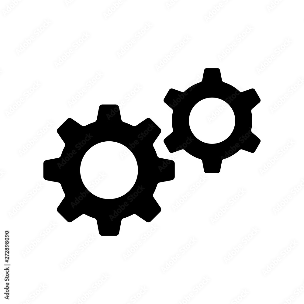 Settings process icon flat vector illustration design Settings process icon flat vector illustration design