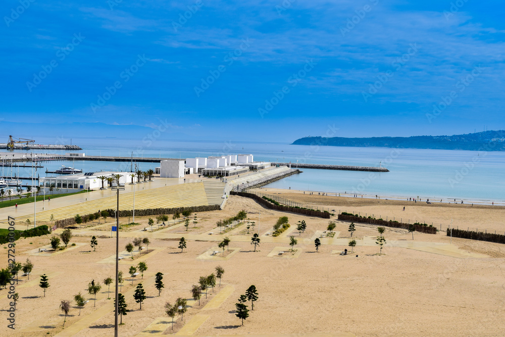 Panoramic View of Marina Tangier, Tangier City, Morocco