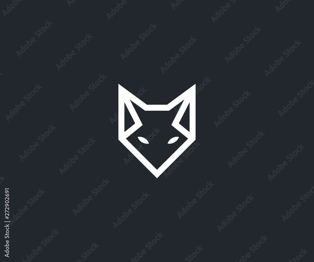 fox logo design template fox logo design template
