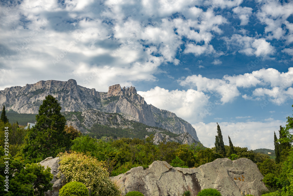 Ai-Petry highest rock mountain in Crimea