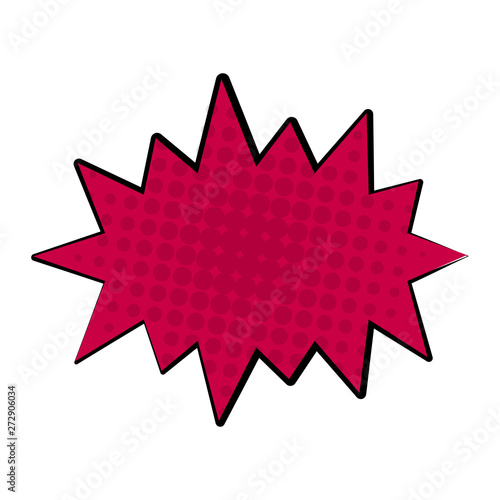 Wallpaper Mural Comic bubble chat with halftone style - Vector Torontodigital.ca