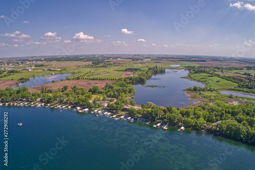 Lake Okoboji is a popular Tourist Area known as the Great Lakes of Iowa photo