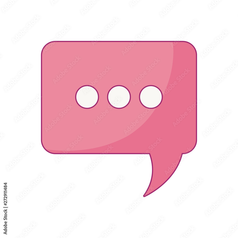 speech bubble in rectangle shape isolated icon speech bubble in rectangle shape isolated icon