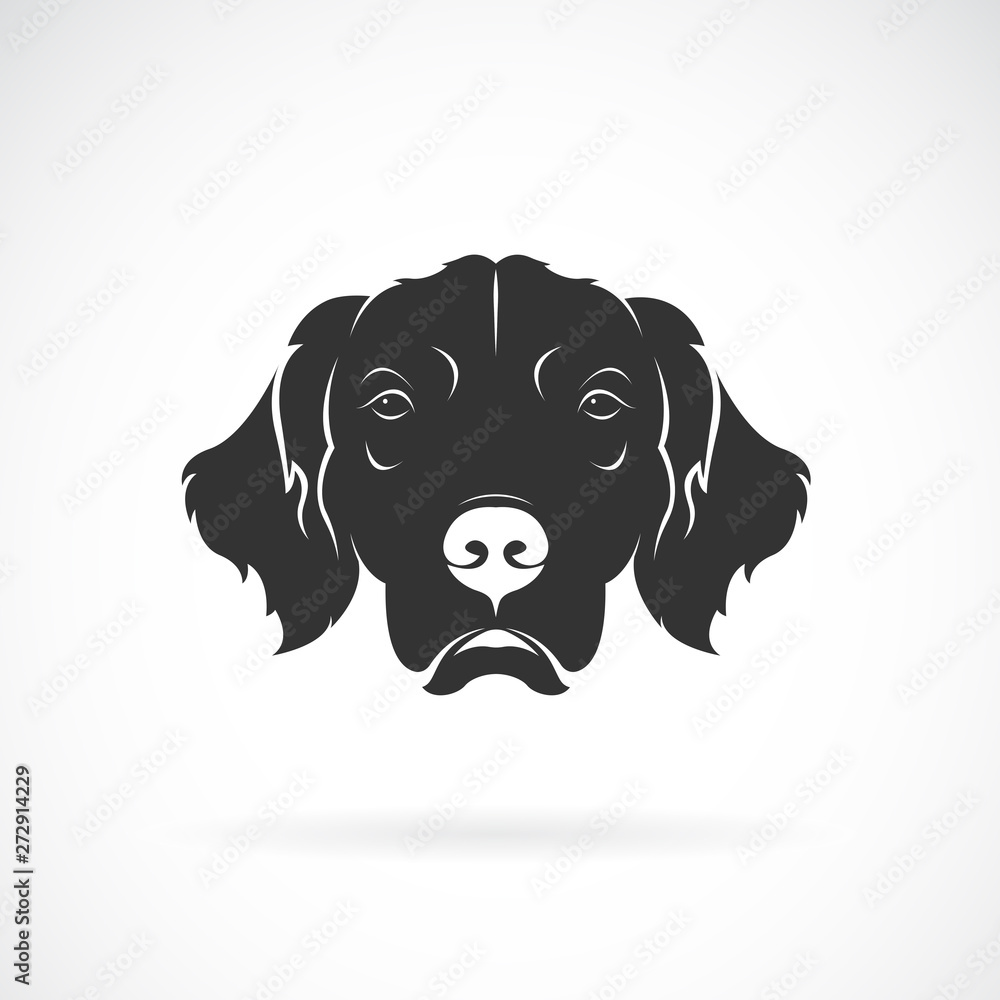 Vector of dog head (Golden Rretriever) on a white background. Pet. Animals. Dog logo or icon. Easy editable layered vector illustration. Vector of dog head (Golden Rretriever) on a white background. Pet. Animals. Dog logo or icon. Easy editable layered vector illustration.