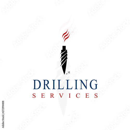 This logo is made for companies or businesses engaged in the drilling industry. But it can also be used in various  other creative businesses as needed.