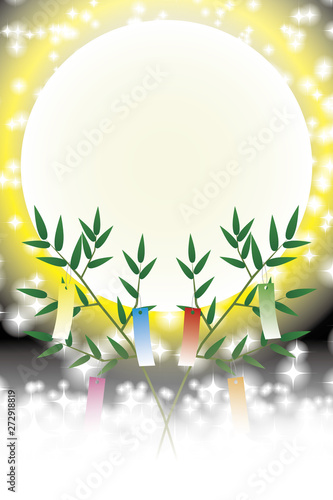 #Background #wallpaper #Vector #Illustration #design #image #Japan #china #Asia #free_size #背景 #壁紙 #ベクター #イラスト #デザイン #無料 #無料素材 #バックグラウンド #フリー素材 #イメージ #和風素材 #日本 七夕祭り,短冊,笹飾り,夏,天の川,星空,キラキラ,七月,夜空,子供,キッズ