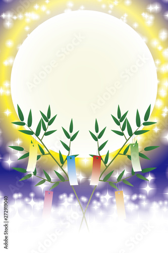 #Background #wallpaper #Vector #Illustration #design #image #Japan #china #Asia #free_size #背景 #壁紙 #ベクター #イラスト #デザイン #無料 #無料素材 #バックグラウンド #フリー素材 #イメージ #和風素材 #日本 七夕祭り,伝統,短冊,竹飾り,夏,天の川,星空,キラキラ,七月,夜空,星空