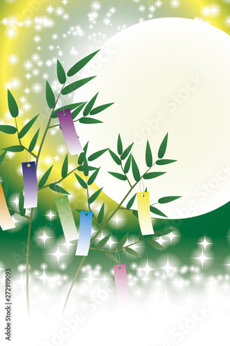 #Background #wallpaper #Vector #Illustration #design #image #Japan #china #Asia #free_size #背景 #壁紙 #ベクター #イラスト #デザイン #無料 #無料素材 #バックグラウンド #フリー素材 #イメージ #和風素材 #日本 七夕祭り,伝統,短冊,竹飾り,夏,天の川,星空,キラキラ,七月,笹の葉,夜空