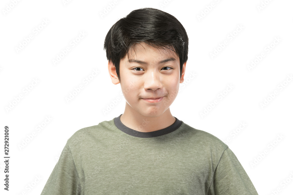 Portrait of look good asian kid isolated on white background. Portrait of look good asian kid isolated on white background.