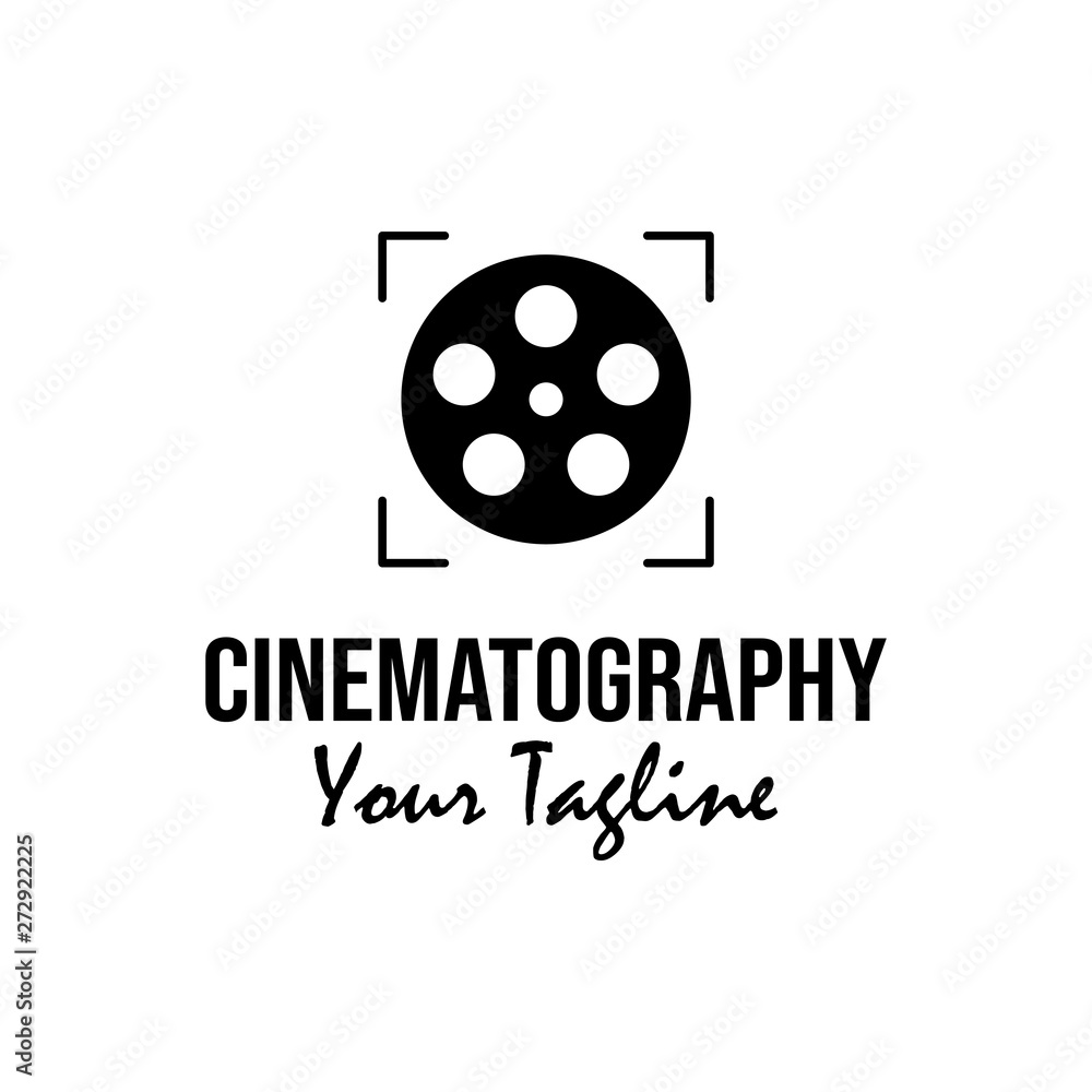 Cinema and photography simple logo