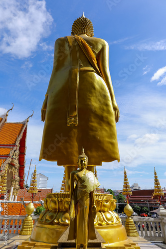 Canvas Print Wat Lat Phrao located at Ladprao Wanghin Rd, Khwaeng Lat Phrao, Khet Lat Phrao,Bangkok Thailand