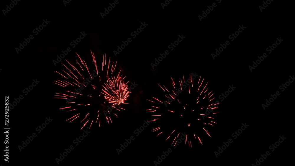 festive fireworks in the night sky festive fireworks in the night sky