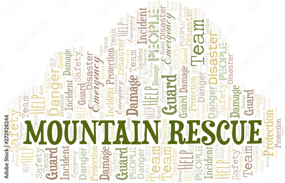 Mountain Rescue Word Cloud. Wordcloud Made With Text. Mountain Rescue Word Cloud. Wordcloud Made With Text.
