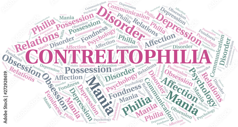 Contreltophilia word cloud. Type of Philia.