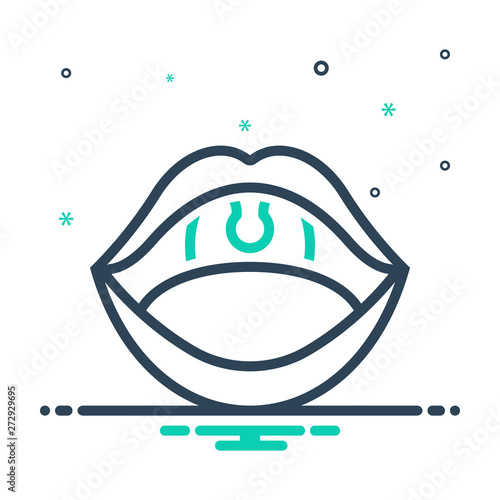 mix icon for open mouth