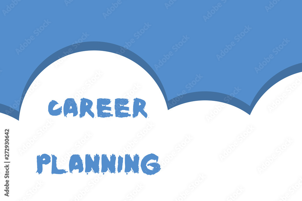 Writing note showing Career Planning. Business photo showcasing Strategically plan your career goals and work success Half cloud blue sky landscape Seamless cloudy pattern Abstract. Writing note showing Career Planning. Business photo showcasing Strategically plan your career goals and work success Half cloud blue sky landscape Seamless cloudy pattern Abstract.