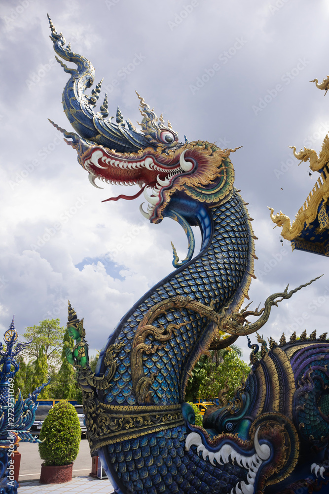 Fototapeta premium Naga in the temple of Thailand