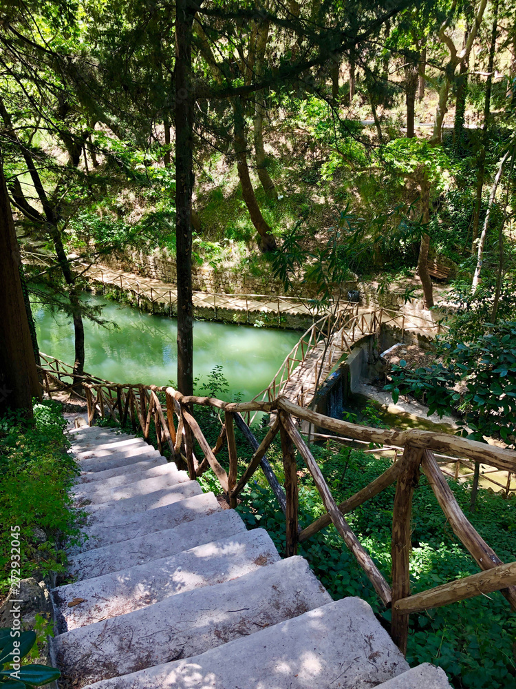 Obraz premium historic park in Rodos