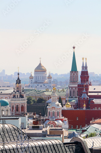 Panorama of Moscow Kremlin, Russia