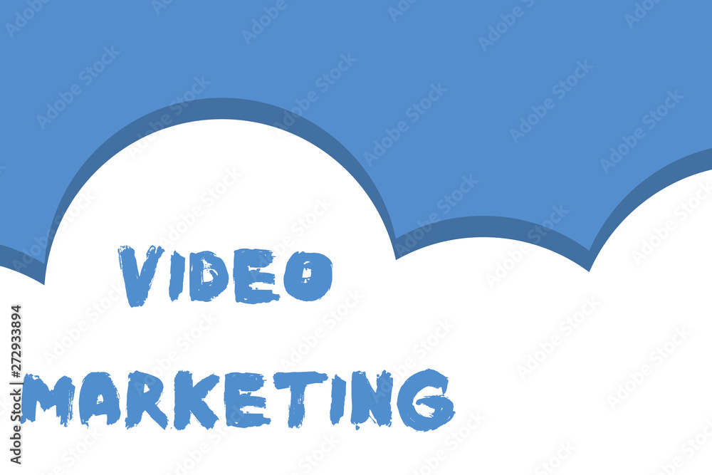 Writing note showing Video Marketing. Business concept for create short videos about specific topics using articles Half cloud blue sky landscape Seamless cloudy pattern Abstract Writing note showing Video Marketing. Business concept for create short videos about specific topics using articles Half cloud blue sky landscape Seamless cloudy pattern Abstract