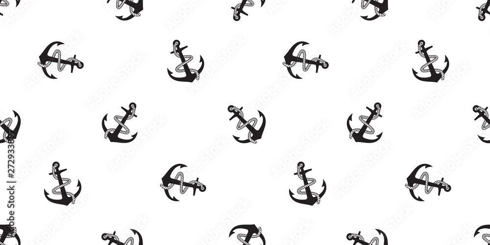 Anchor seamless pattern vector boat helm pirate maritime Nautical sea ocean scarf isolated repeat wallpaper tile background design Anchor seamless pattern vector boat helm pirate maritime Nautical sea ocean scarf isolated repeat wallpaper tile background design