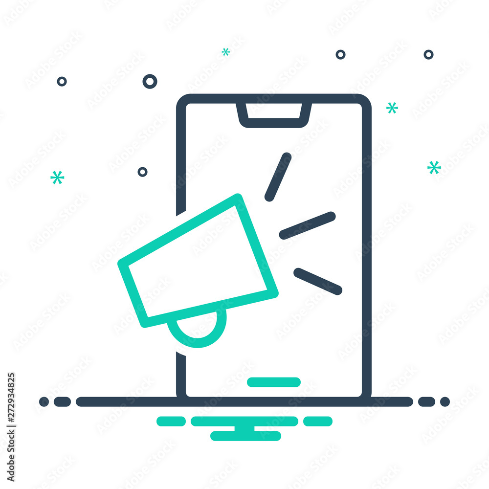 mix icon for mobile marketing mix icon for mobile marketing