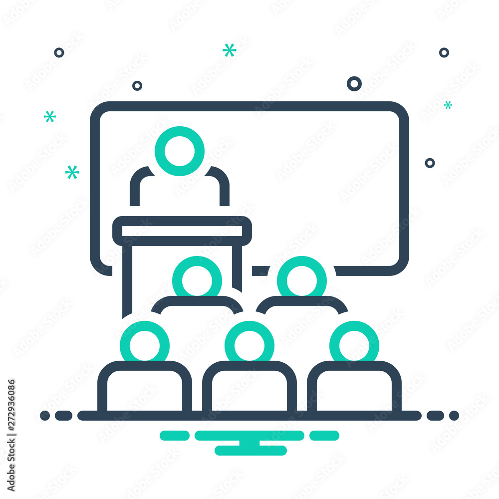 mix icon for lecture seminar mix icon for lecture seminar