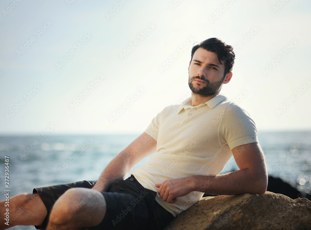 Young stylish man outdoor portrait