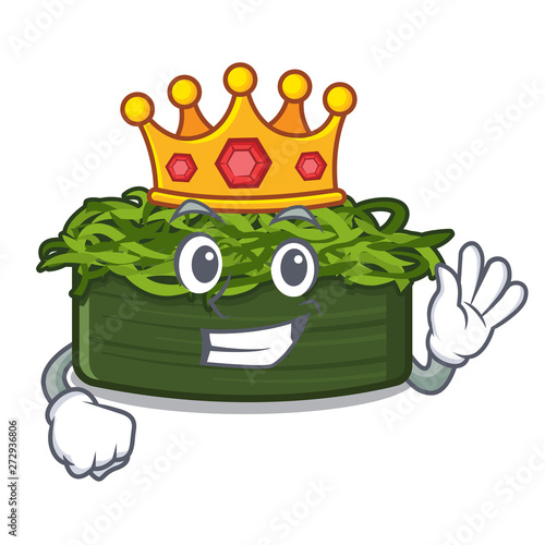King chuka wakame in a cartoon bowl