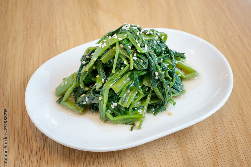 Stir Fried morning glory Stir Fried morning glory