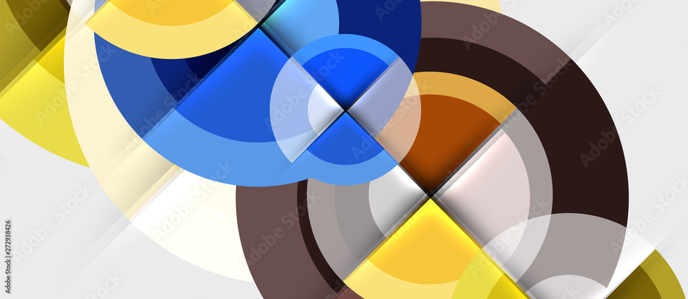 Geometric design abstract background - circles Geometric design abstract background - circles
