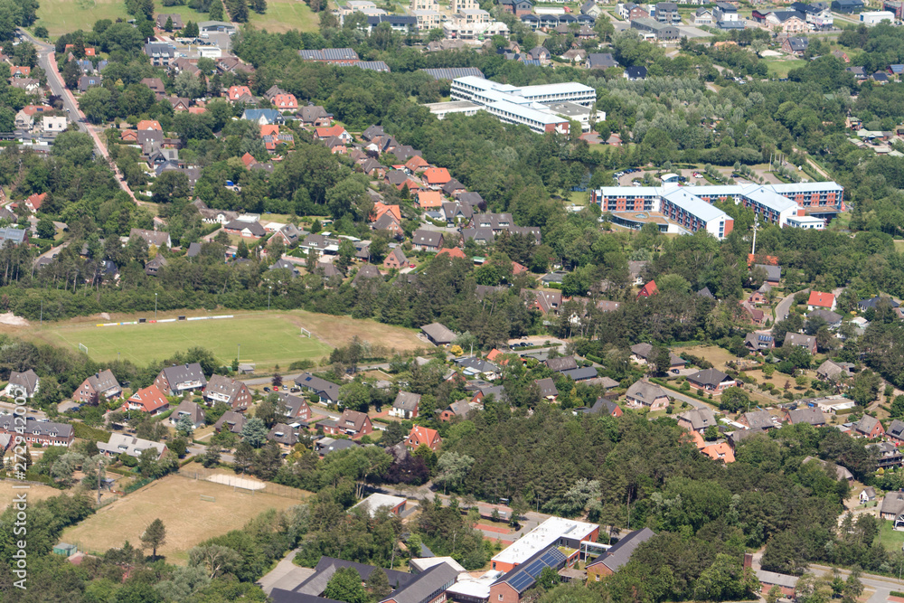 St. Peter-Ording, Luftbild vom Schleswig-Holsteinischen Nationalpark Wattenmeer