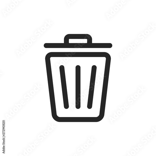 trash can icon vector design