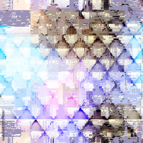 Abstract seamless pattern with imitation of a grunge dirty texture. Vector image.