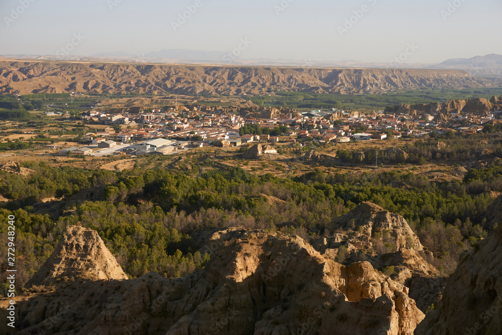 Fototapeta premium Region of Guadix in Granada. Spain