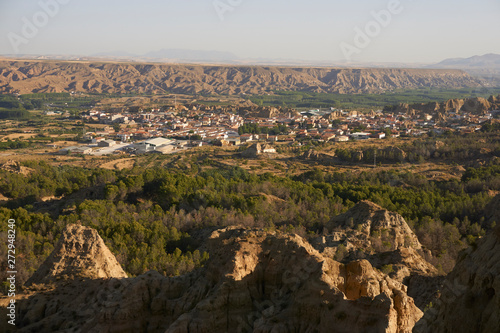 Region of Guadix in Granada. Spain