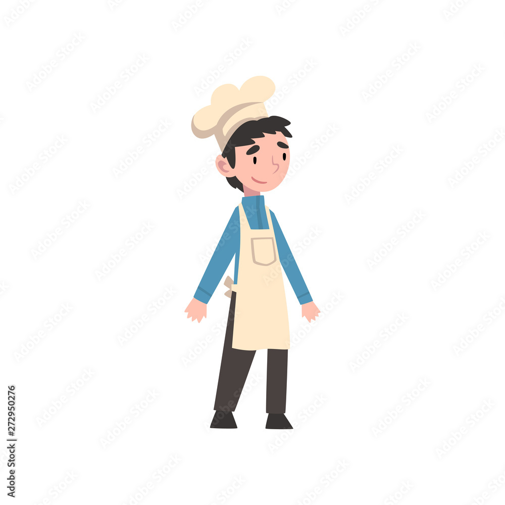 Cute Boy Dressed as Chef, Kids Future Profession Vector Illustration Cute Boy Dressed as Chef, Kids Future Profession Vector Illustration