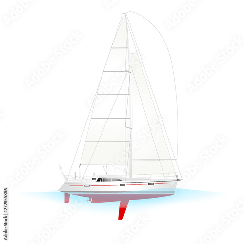 Sailboat Yacht C Profile
