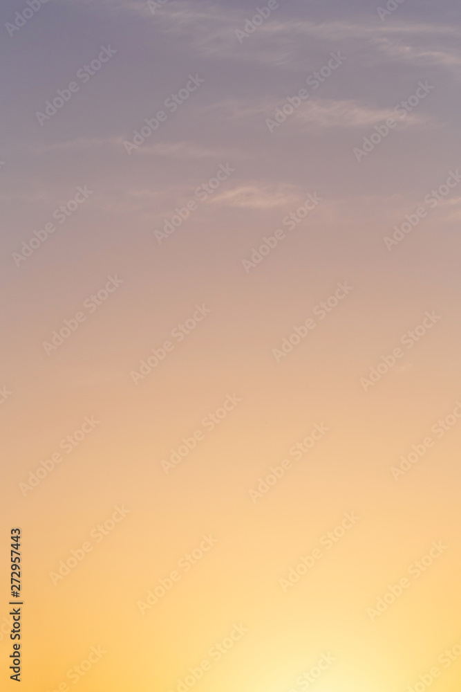 abstract natural background: view on colorful sunrise sky