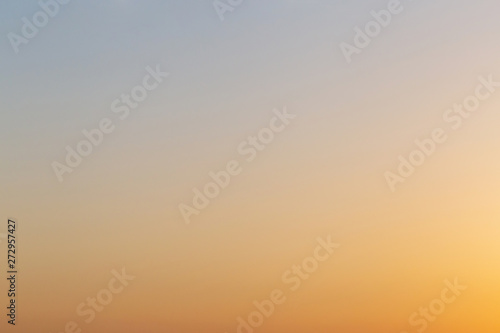 abstract natural background: view on clear sunrise sky