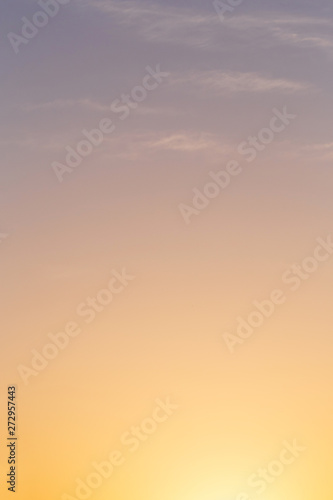 abstract natural background: view on colorful sunrise sky