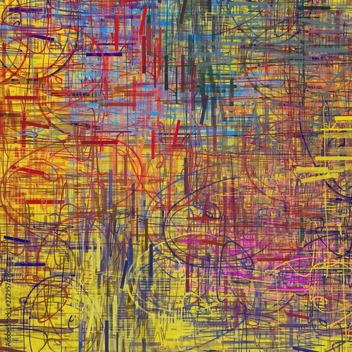 Colorful pattern. 2d illustration. Modern artwork. Abstract art.