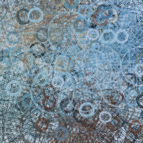 Wallpaper Mural Modern art abstract painting. Digital art. 2d illustration. Torontodigital.ca