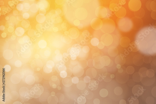 orange bokeh background with soft light
