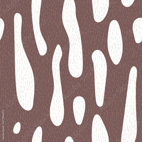 Seamless abstract print with skin imitation. Vector illustration.