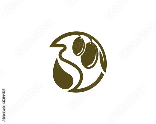 OLive logo vector illustration design template