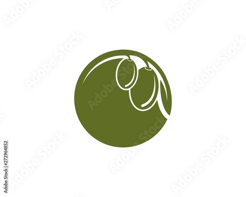 OLive logo vector illustration design template