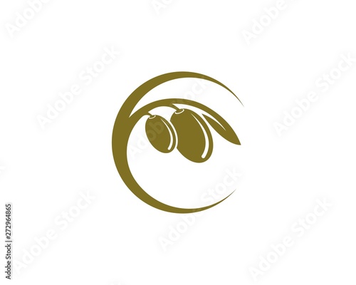 OLive logo vector illustration design template